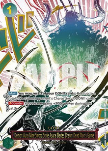 Demon Aura Nine Sword Style Asura Blades Drawn Dead Man's Game (Alternate Art) - Legacy of the Master #OP12-037
