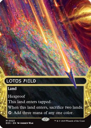 Lotus Field (0023) (Borderless) - Edge of Eternities: Stellar Sights #23