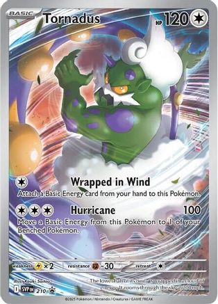 Tornadus - 210 - SV: Scarlet & Violet Promo Cards #210