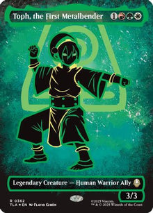 Toph, the First Metalbender (Borderless) (Neon Ink Foil) - Avatar: The Last Airbender #362