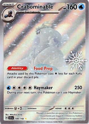 Crabominable - 149/142 (Holiday Calendar) - Miscellaneous Cards & Products #149