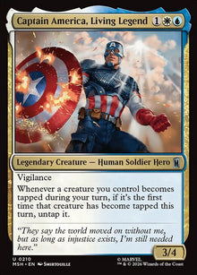 Captain America, Living Legend - Marvel Super Heroes #210
