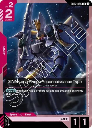 GINN Long-Range Reconnaissance Type - Dual Impact #GD02-045