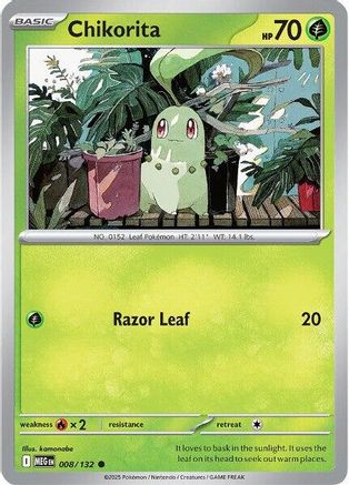 Chikorita - ME01: Mega Evolution #008