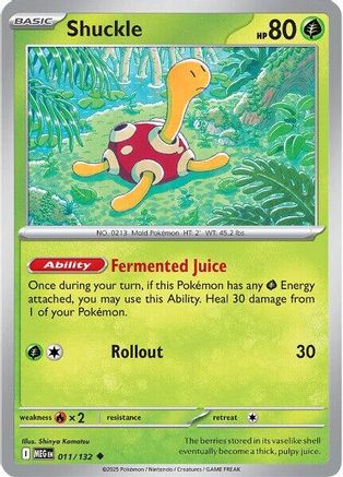 Shuckle - 011/132 - ME01: Mega Evolution #011