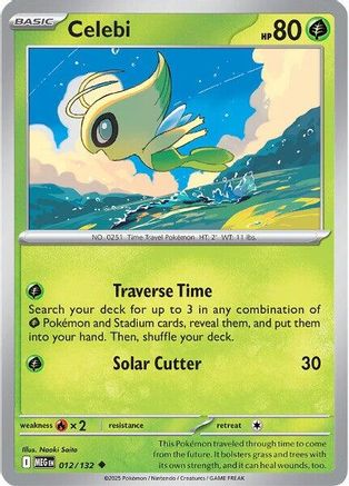 Celebi - ME01: Mega Evolution #012