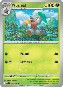 Nuzleaf - ME01: Mega Evolution #014