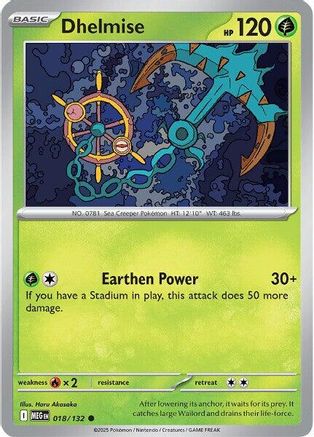 Dhelmise - ME01: Mega Evolution #018