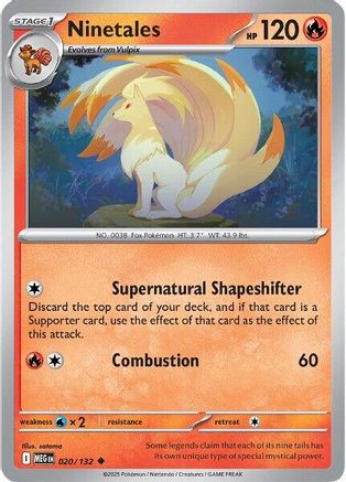 Ninetales - ME01: Mega Evolution #020