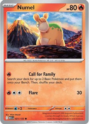 Numel - ME01: Mega Evolution #021