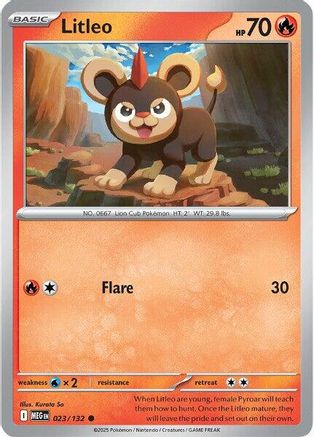 Litleo - 023/132 - ME01: Mega Evolution #023