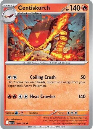 Centiskorch - ME01: Mega Evolution #030