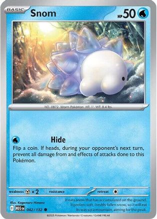 Snom - ME01: Mega Evolution #042