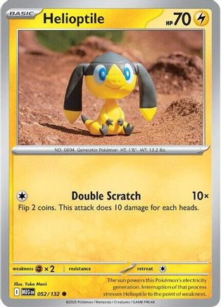 Helioptile - 052/132 - ME01: Mega Evolution #052
