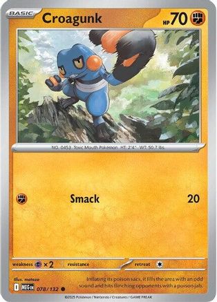 Croagunk - ME01: Mega Evolution #078