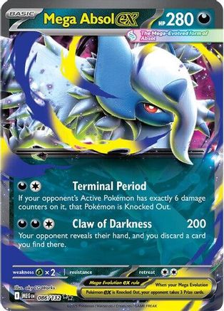 Mega Absol ex - 086/132 - ME01: Mega Evolution #086