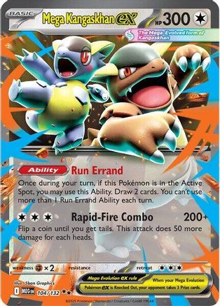 Mega Kangaskhan ex - 104/132 - ME01: Mega Evolution #104