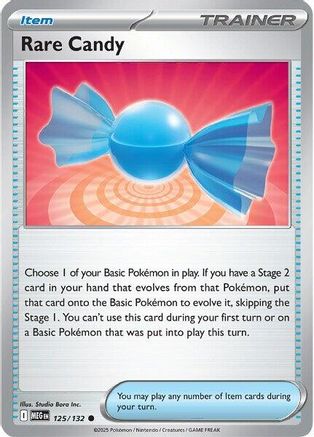 Rare Candy - 125/132 - ME01: Mega Evolution #125