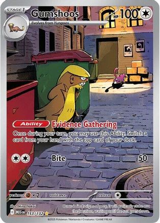 Gumshoos - 153/132 - ME01: Mega Evolution #153
