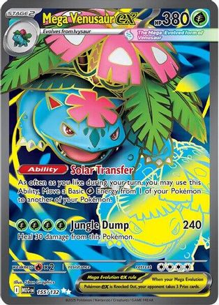 Mega Venusaur ex - 155/132 - ME01: Mega Evolution #155