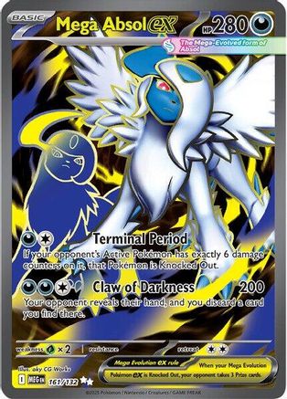 Mega Absol ex - 161/132 - ME01: Mega Evolution #161