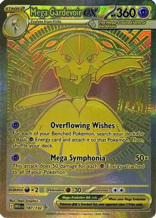 Mega Gardevoir ex - 187/132 - ME01: Mega Evolution #187