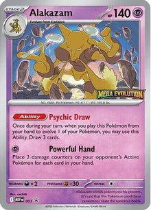 Alakazam - 003 - ME: Mega Evolution Promo #003