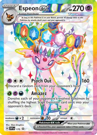 Espeon ex - 175 - SV: Scarlet & Violet Promo Cards #SVP 175
