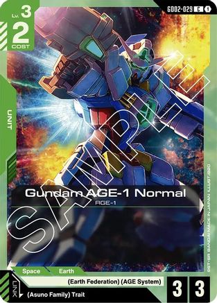 Gundam AGE-1 Normal (GD02-029) - Dual Impact #GD02-029