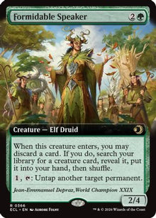 Formidable Speaker (Extended Art) - Lorwyn Eclipsed #366