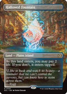 Hallowed Fountain (Borderless) - Lorwyn Eclipsed #347