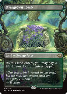 Overgrown Tomb (Borderless) - Lorwyn Eclipsed #350