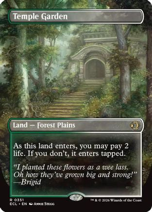 Temple Garden (Borderless) - Lorwyn Eclipsed #351