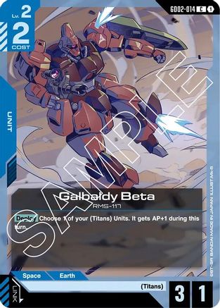 Galbaldy Beta - Dual Impact #GD02-014