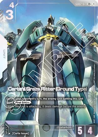 Carta's Graze Ritter (Ground Type) (R+) - Dual Impact #GD02-073