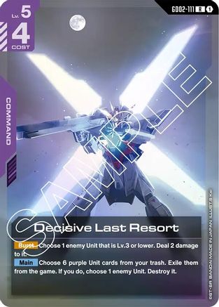 Decisive Last Resort - Dual Impact #GD02-111