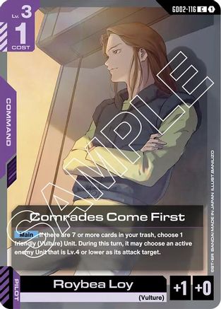 Comrades Come First - Dual Impact #GD02-116