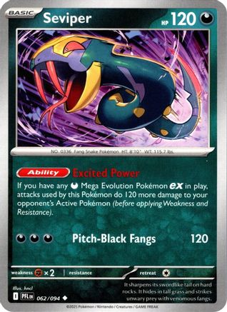 Seviper - ME02: Phantasmal Flames #062