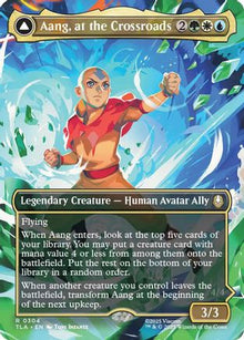 Aang, at the Crossroads (Borderless) - Avatar: The Last Airbender #304