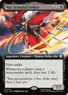 Mai, Scornful Striker (Extended Art) - Avatar: The Last Airbender #374