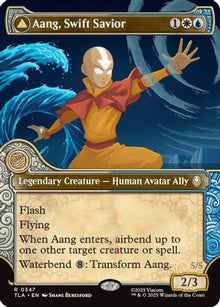 Aang, Swift Savior (Showcase) - Avatar: The Last Airbender #347