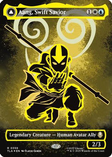 Aang, Swift Savior (Borderless) (Neon Ink Foil) - Avatar: The Last Airbender #359