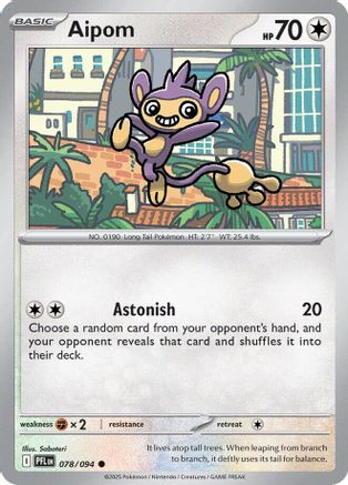 Aipom - ME02: Phantasmal Flames #078