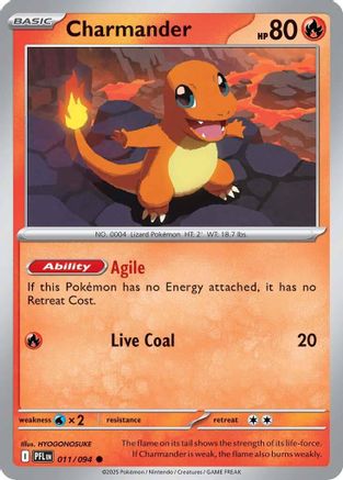 Charmander - ME02: Phantasmal Flames #011