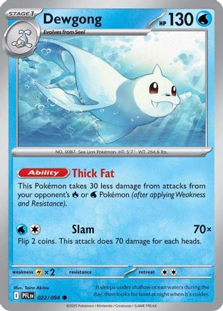 Dewgong - 022/094 - ME02: Phantasmal Flames #022