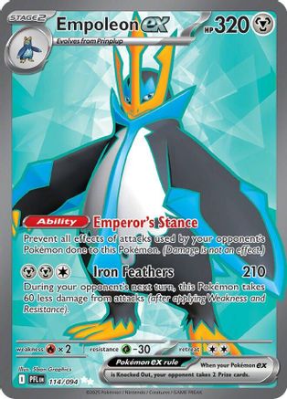 Empoleon ex - 114/094 - ME02: Phantasmal Flames #114