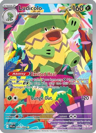 Ludicolo - 095/094 - ME02: Phantasmal Flames #095