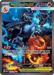 Mega Charizard X ex - 125/094 - ME02: Phantasmal Flames #125