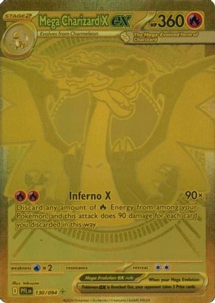 Mega Charizard X ex - 130/094 - ME02: Phantasmal Flames #130
