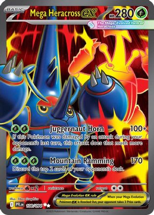 Mega Heracross ex - 108/094 - ME02: Phantasmal Flames #108